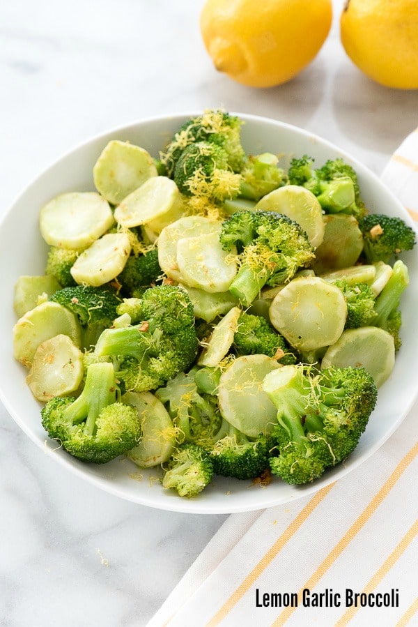 Lemon Garlic Broccoli recipe.