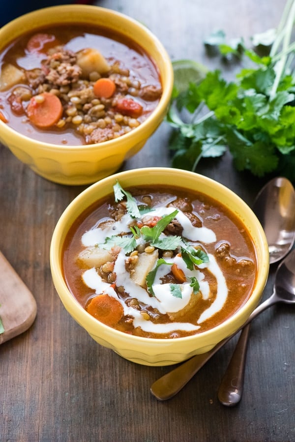 Mexican Chorizo Lentil Stew