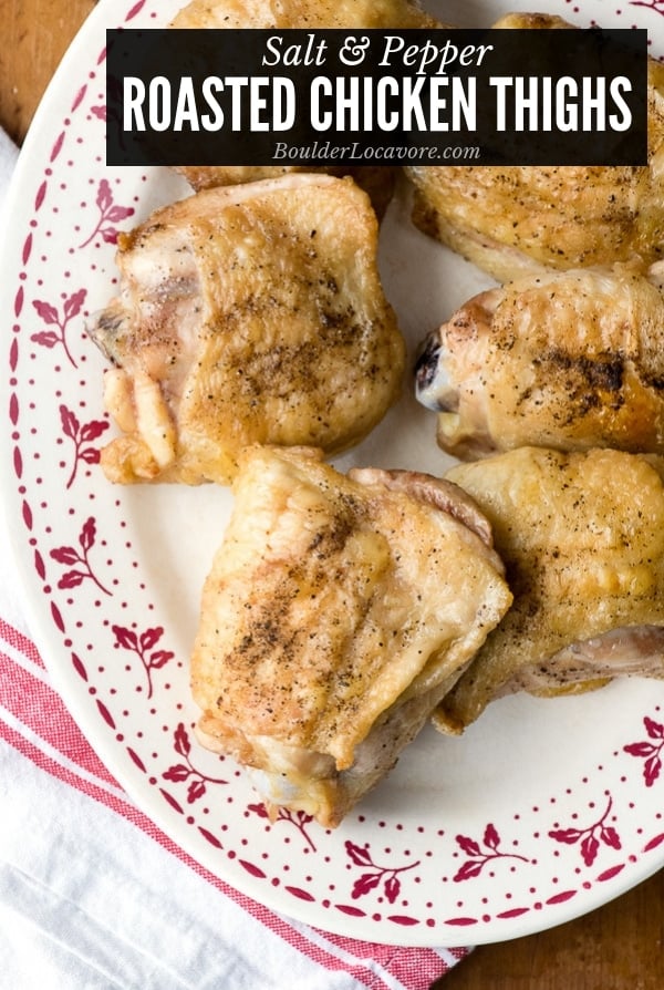 Salt & Pepper Roasted Chicken Thighs: Easy Comfort Food Recipe