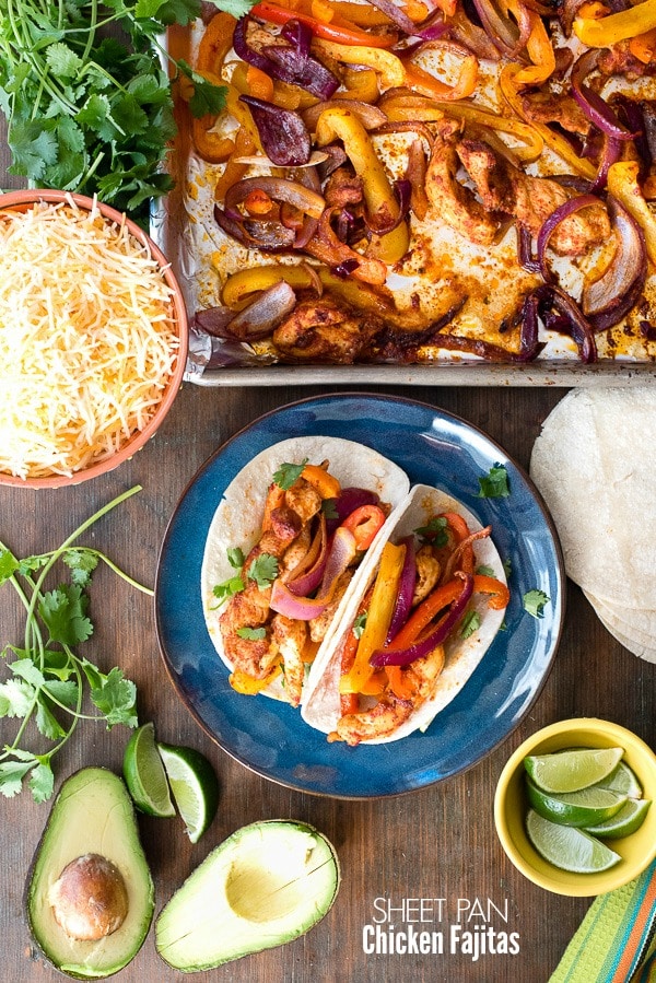 Sheet Pan Chicken Fajitas