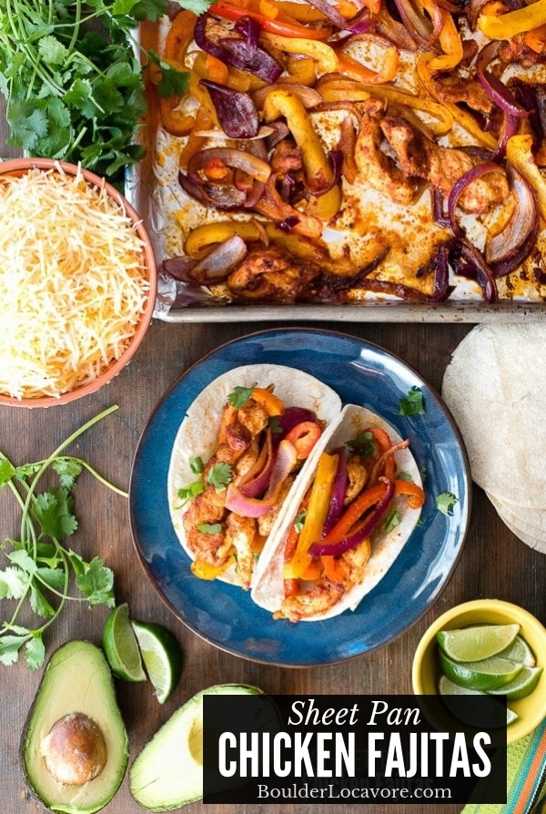 Marinated Sheet Pan Chicken Fajitas