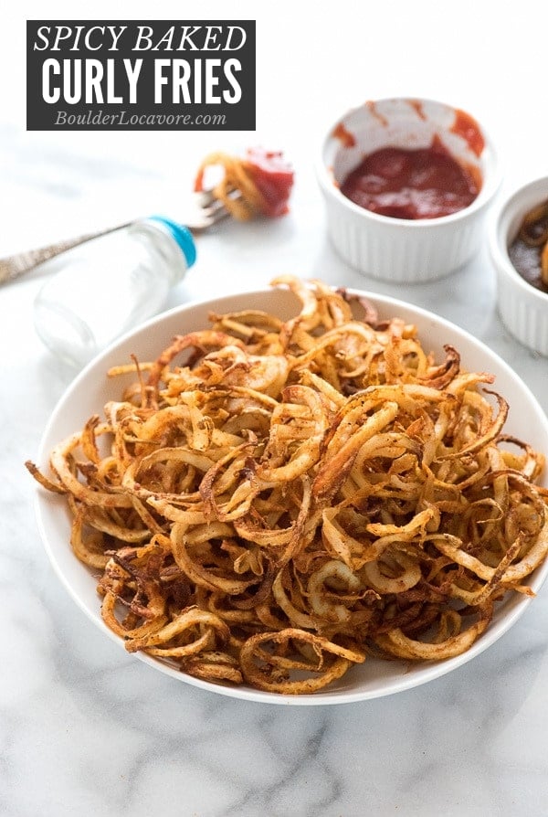 How to Make Curly Fries using the KitchenAid Spiralizer - Amy Learns to Cook