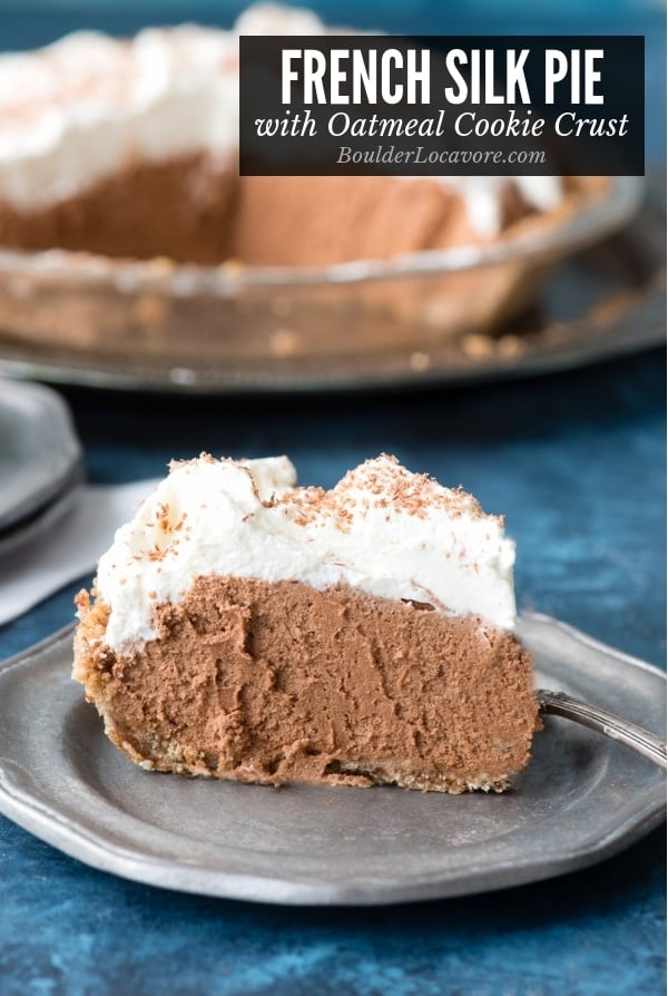 French Silk Pie with an Oatmeal Cookie Crust title image