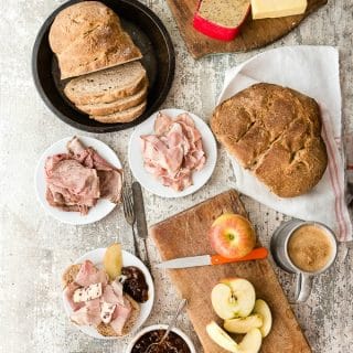 Gluten-Free recipe Ploughman's Lunch. A simple, rustic British meal of crusty bread, meats, cheese, pickled foods and ale. Truly the best comfort food. - BoulderLocavore.com