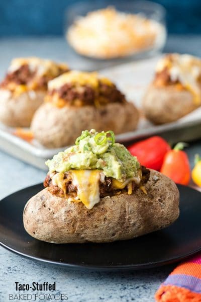 Taco-Stuffed Baked Potatoes - Boulder Locavore