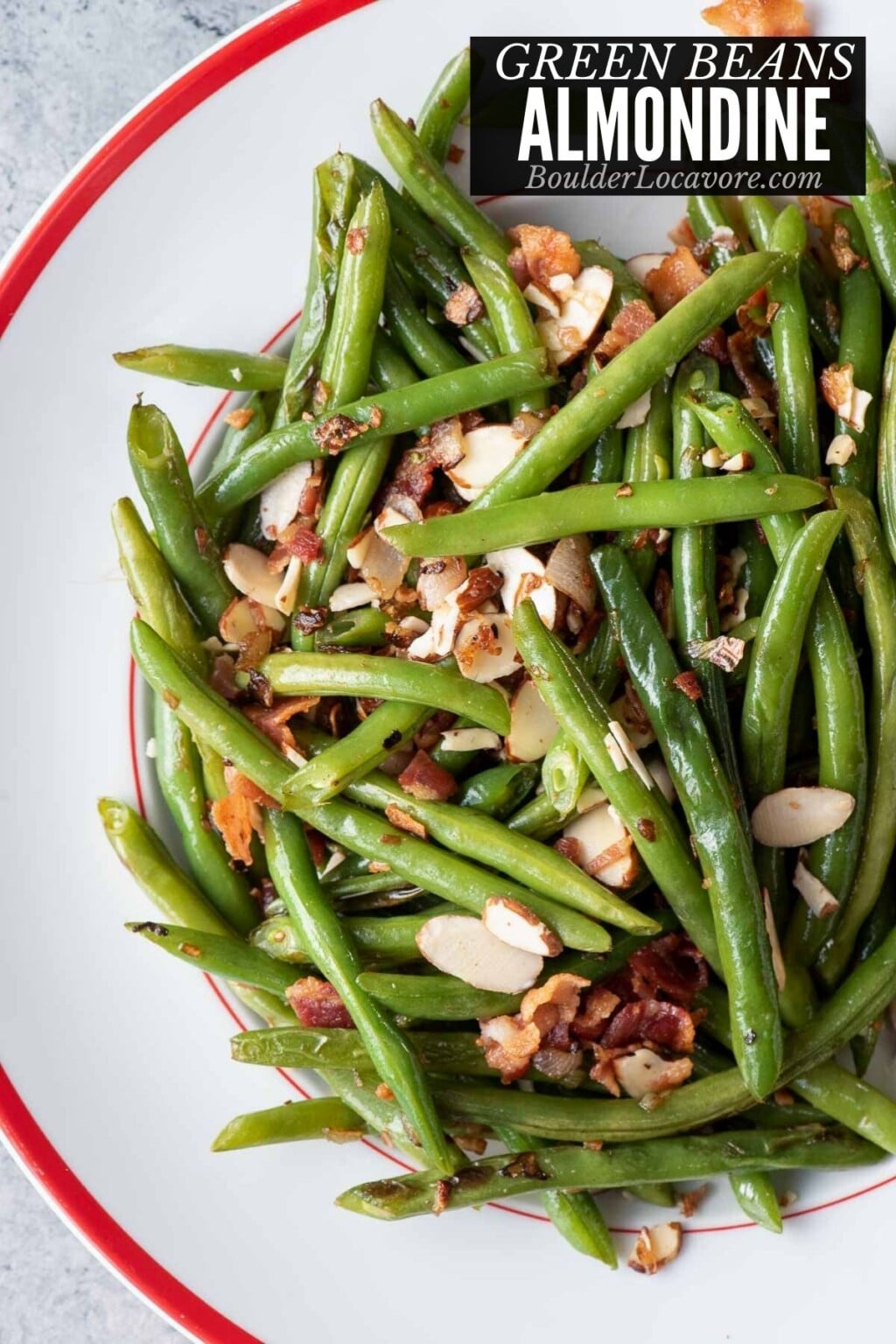 Green Beans Almondine with Bacon Boulder Locavore