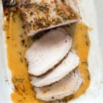 Boneless Pork Loin Roast with Garlic and Fresh Herbs