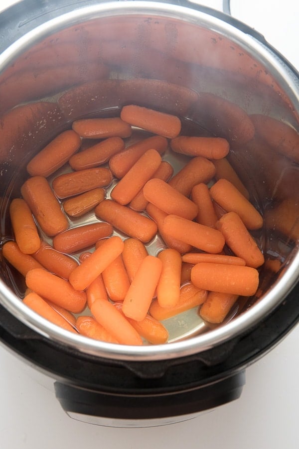 cooking baby carrots in an Instant Pot