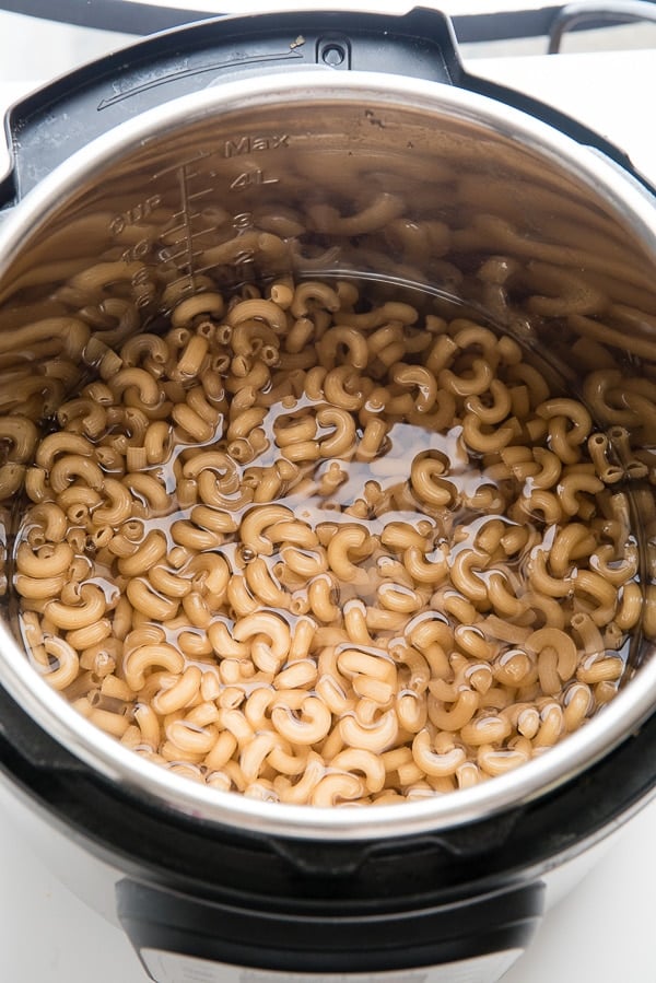 Instant Pot GlutenFree Macaroni and Cheese with Green Chilies