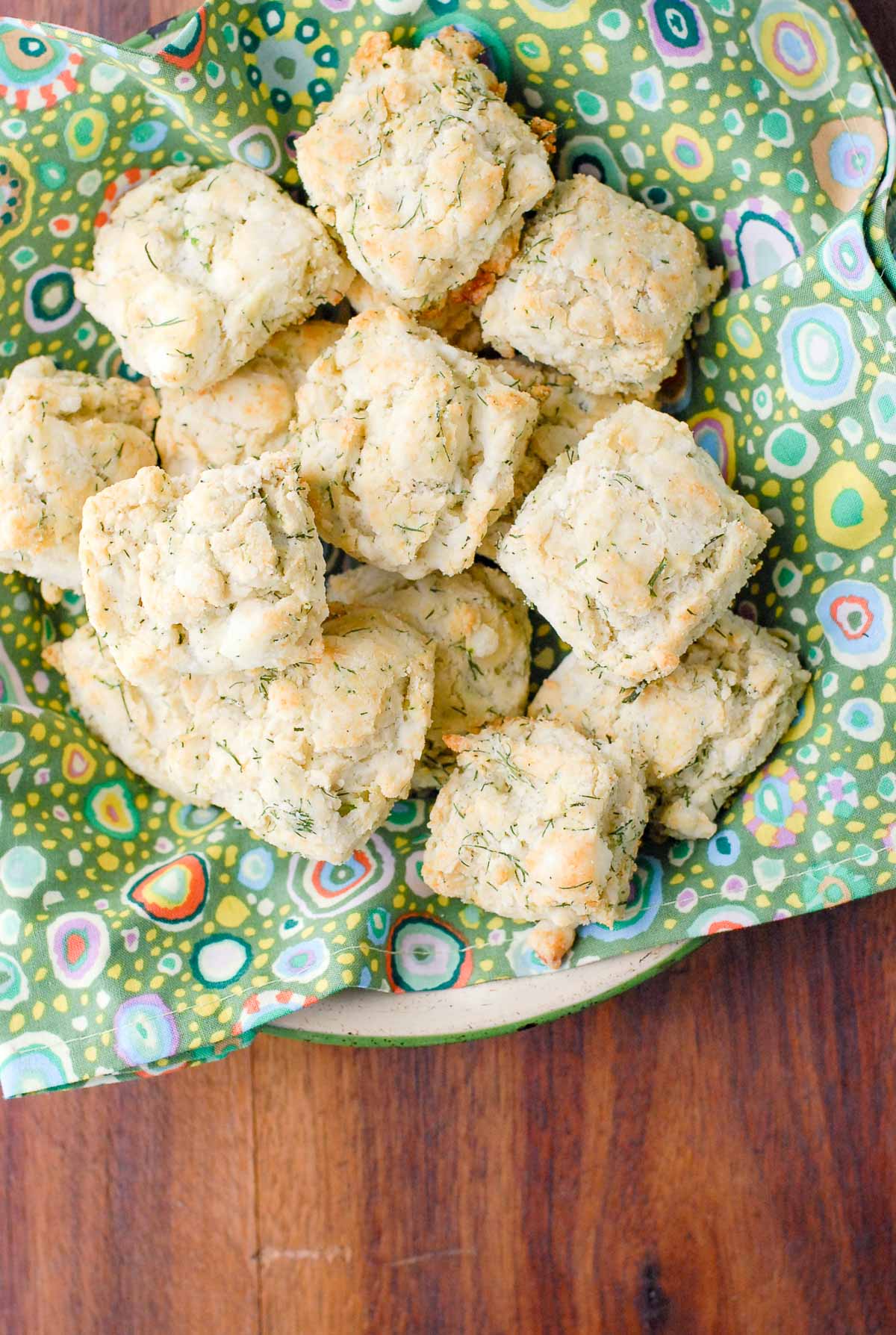 buttermilk biscuits in basket 