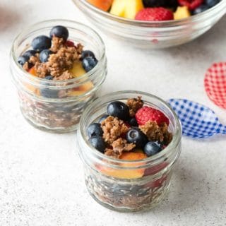 No Bake Fresh Fruit Cobbler