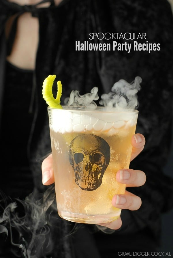Spooktacular Halloween Party Recipes - Grave Digger Cocktail 