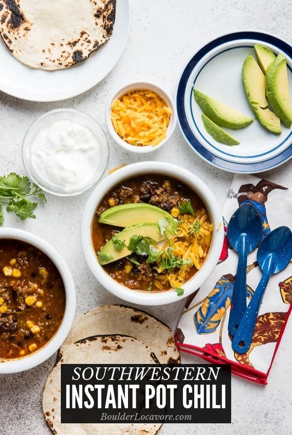 Southwestern Instant Pot Chili title image