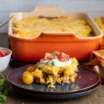 serving of easy tamale pie