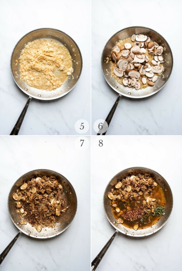 Balsamic Chicken instructions - process photos steps 5-8