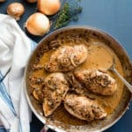 Balsamic Chicken Breasts with Creamy Mushroom Sauce