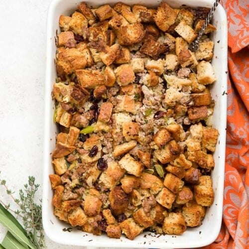 Gluten-Free English Muffin Sausage Dressing - Boulder Locavore