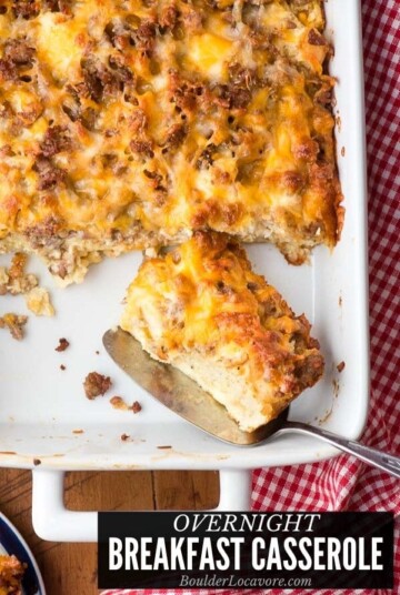 Overnight Breakfast Casserole - Boulder Locavore