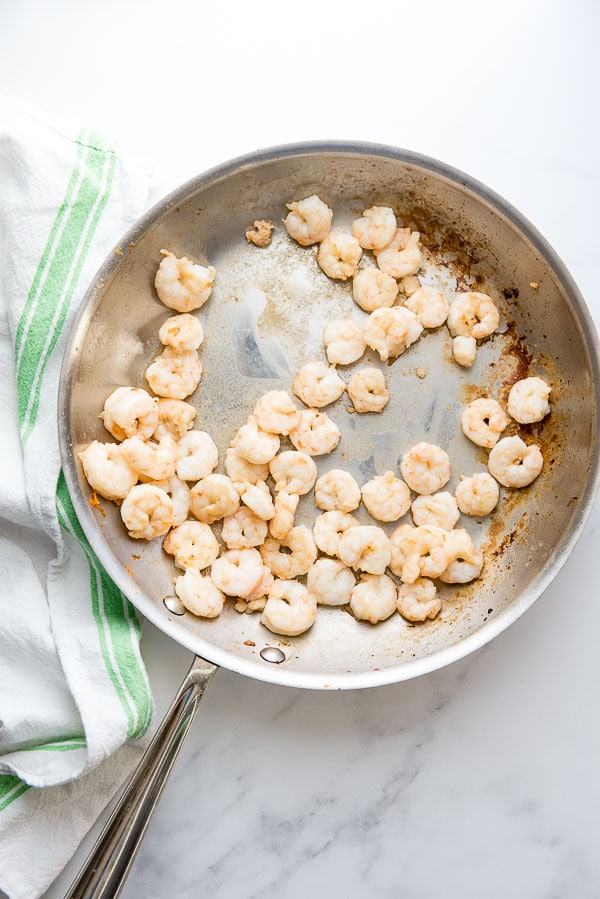 Sauteed Shrimp for Dragon Shrimp Spicy Noodles