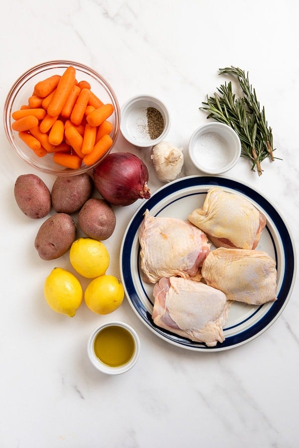 Sheet Pan Lemon Rosemary Chicken - Bariatric Meal Prep