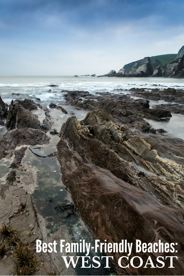 Rugged coastal beach and rocks for Best Beach Vacations on the West Coast