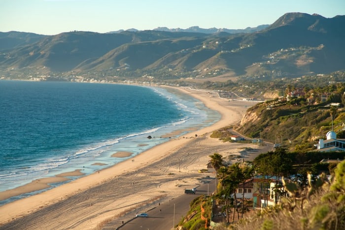 Zuma Beach California in Malibu