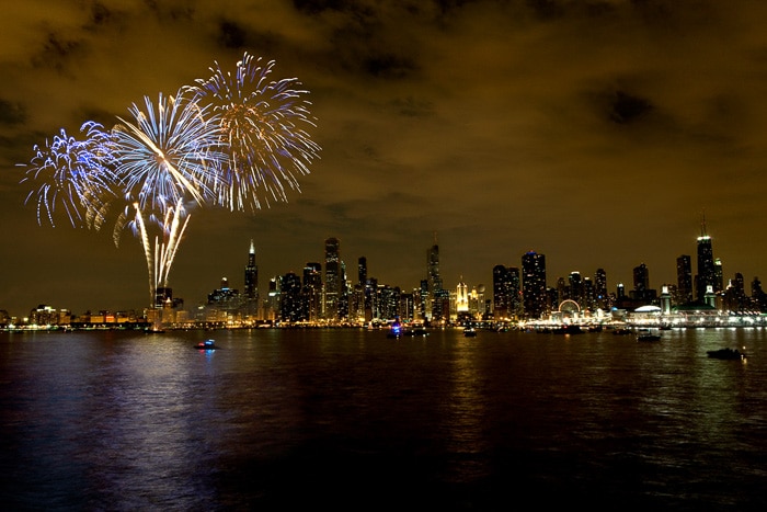 Chicago Fireworks at Navy Pier