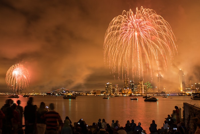 Fourth of July Fireworks San Diego California