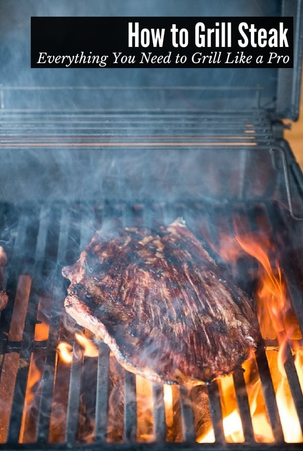 cook steak medium on grill