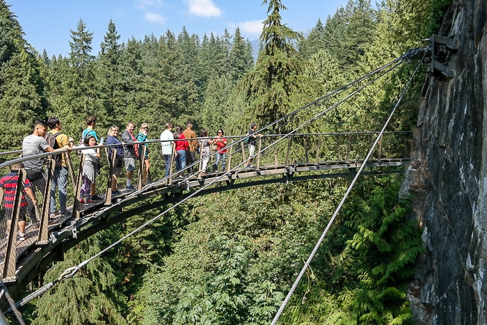 Capilano Bridge park Vancouver BC