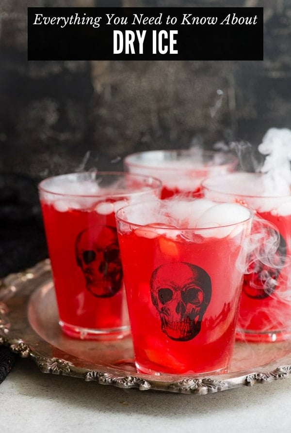 Glasses of punch with dry ice (title image)