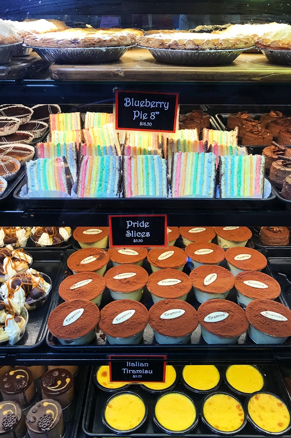 Desserts at Granville Island Market Vancouver BC