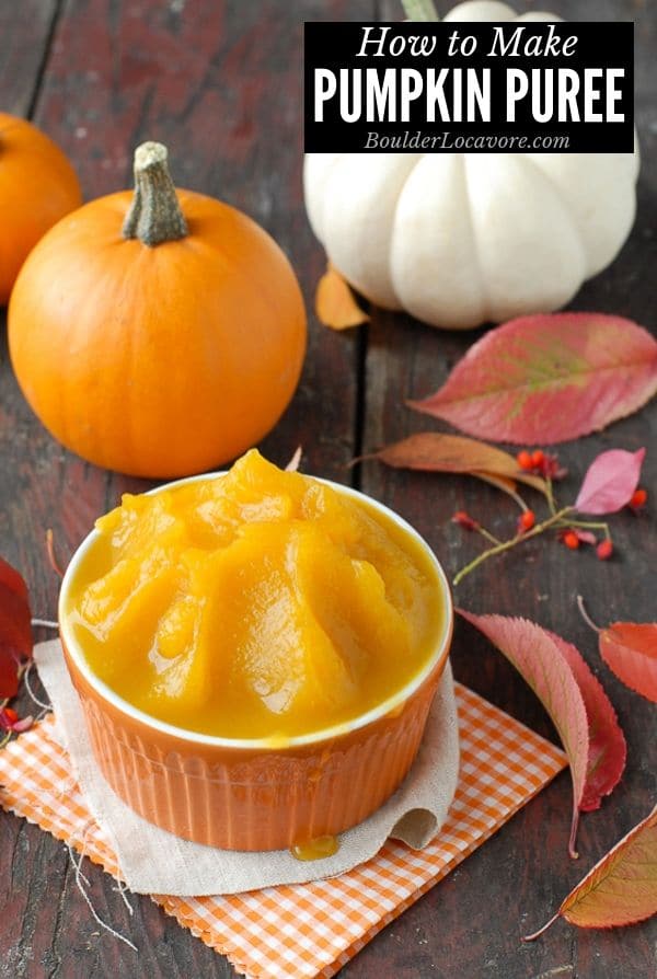 how to make fresh pumpkin puree