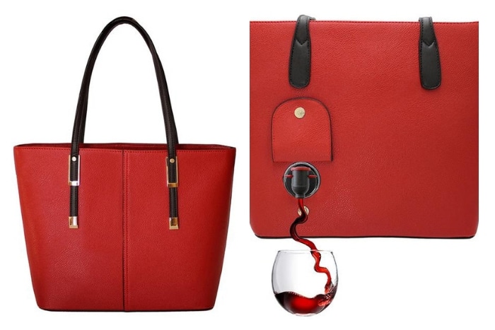 PortoVino Classic Leather Wine Purse