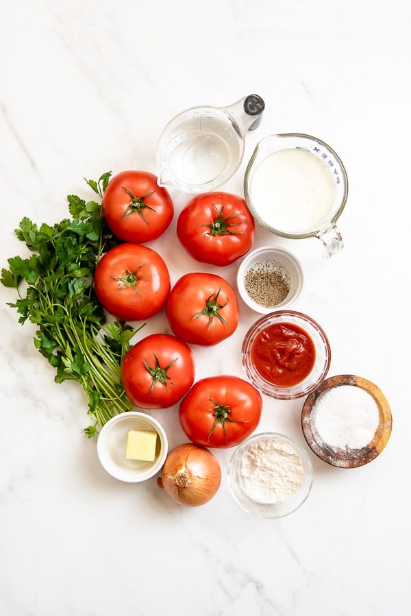 ingredients for tomato soup