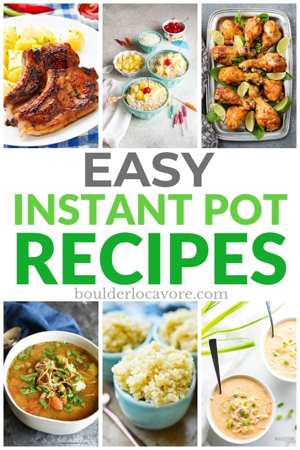 Easy Instant Pot Recipes title image