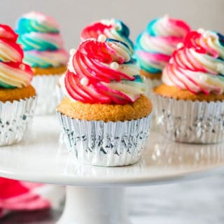 4th of July Cupcakes title image