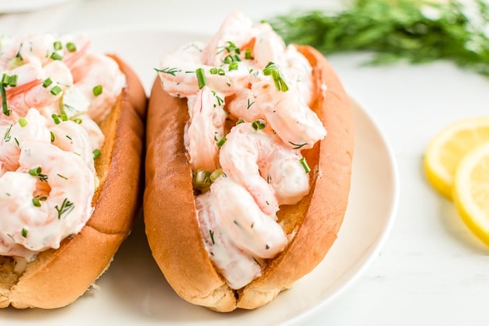 shrimp salad sandwiches