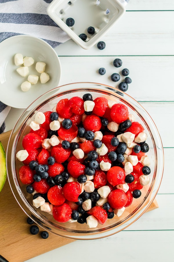 red white and blue salad 