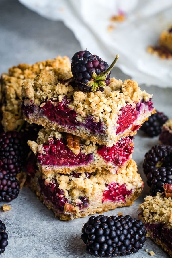 stack of oatmeal bars 