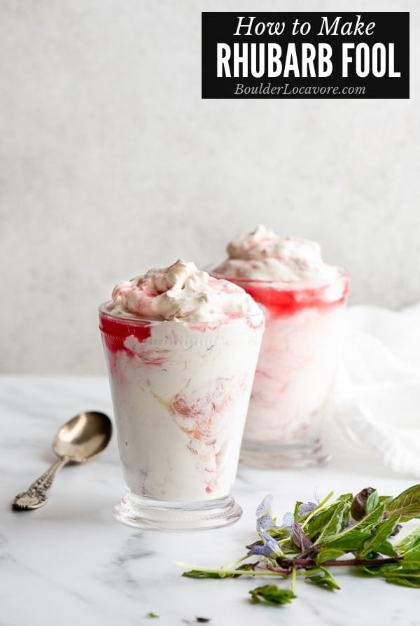 Rhubarb Fool title image