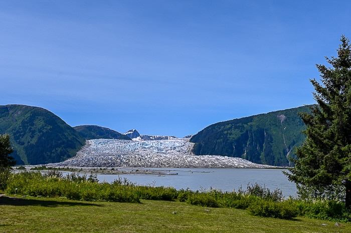 glacier by the Taku River 