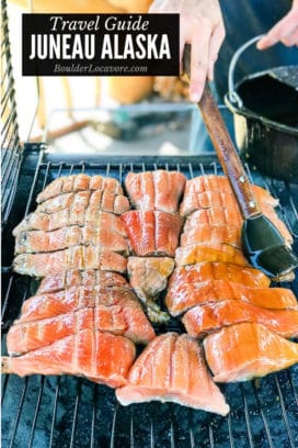 fresh salmon on grill