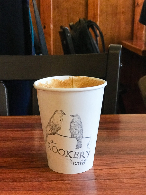 the rookery cafe coffee cup