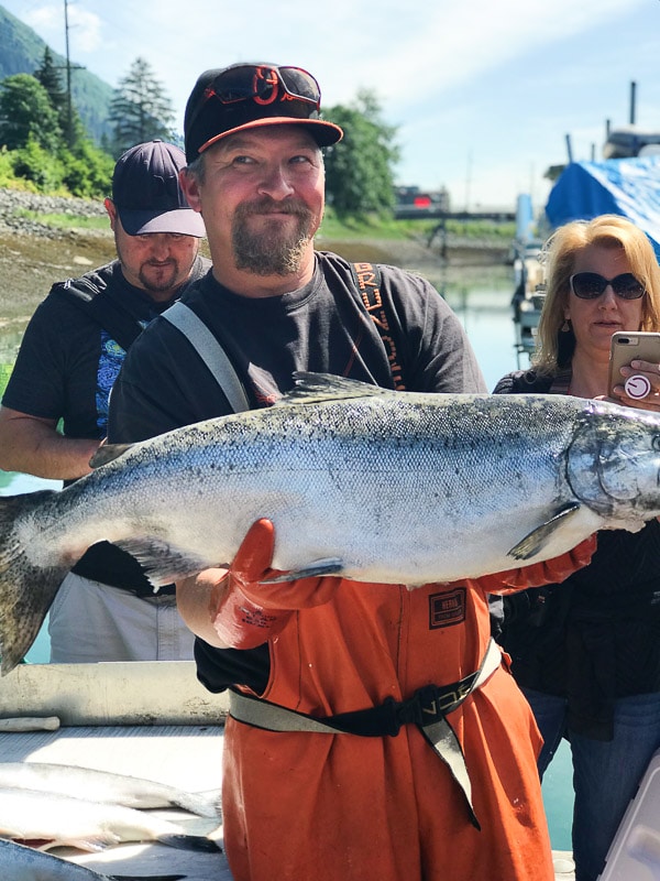 salmon and alaska fisherman