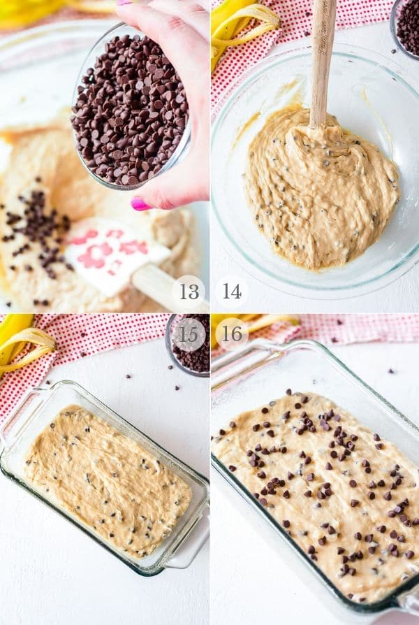 Chocolate Chip Banana Bread recipe steps photos 4