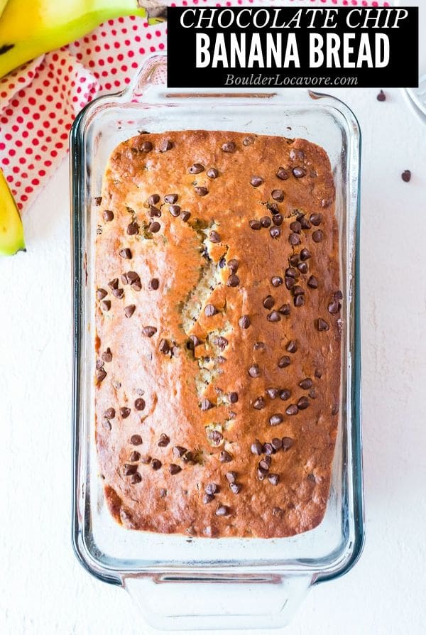 Chocolate Chip Banana Bread title image