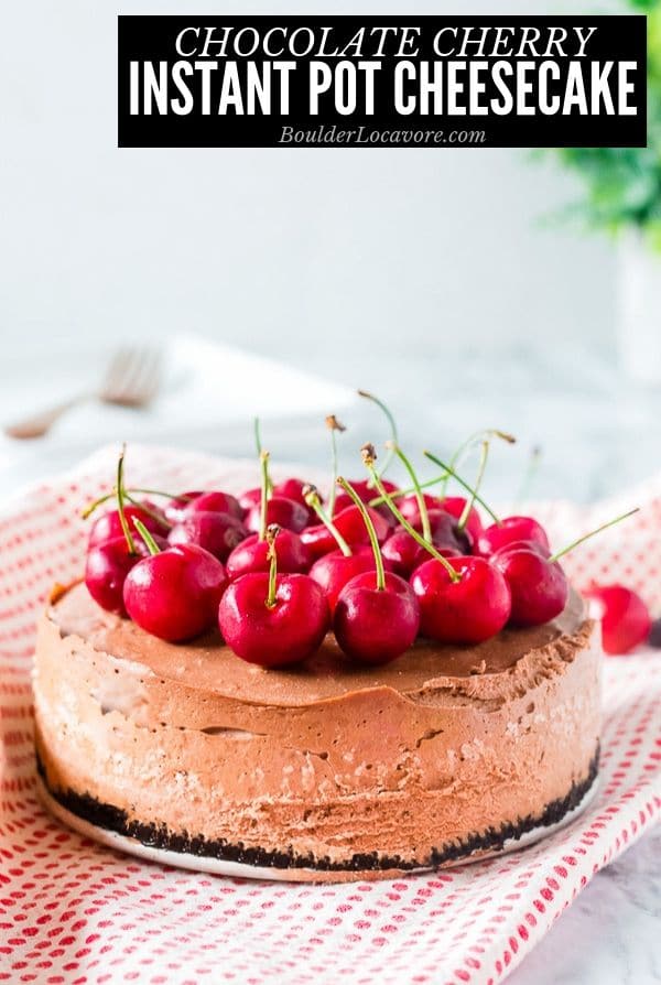 Instant Pot Cheesecake title image