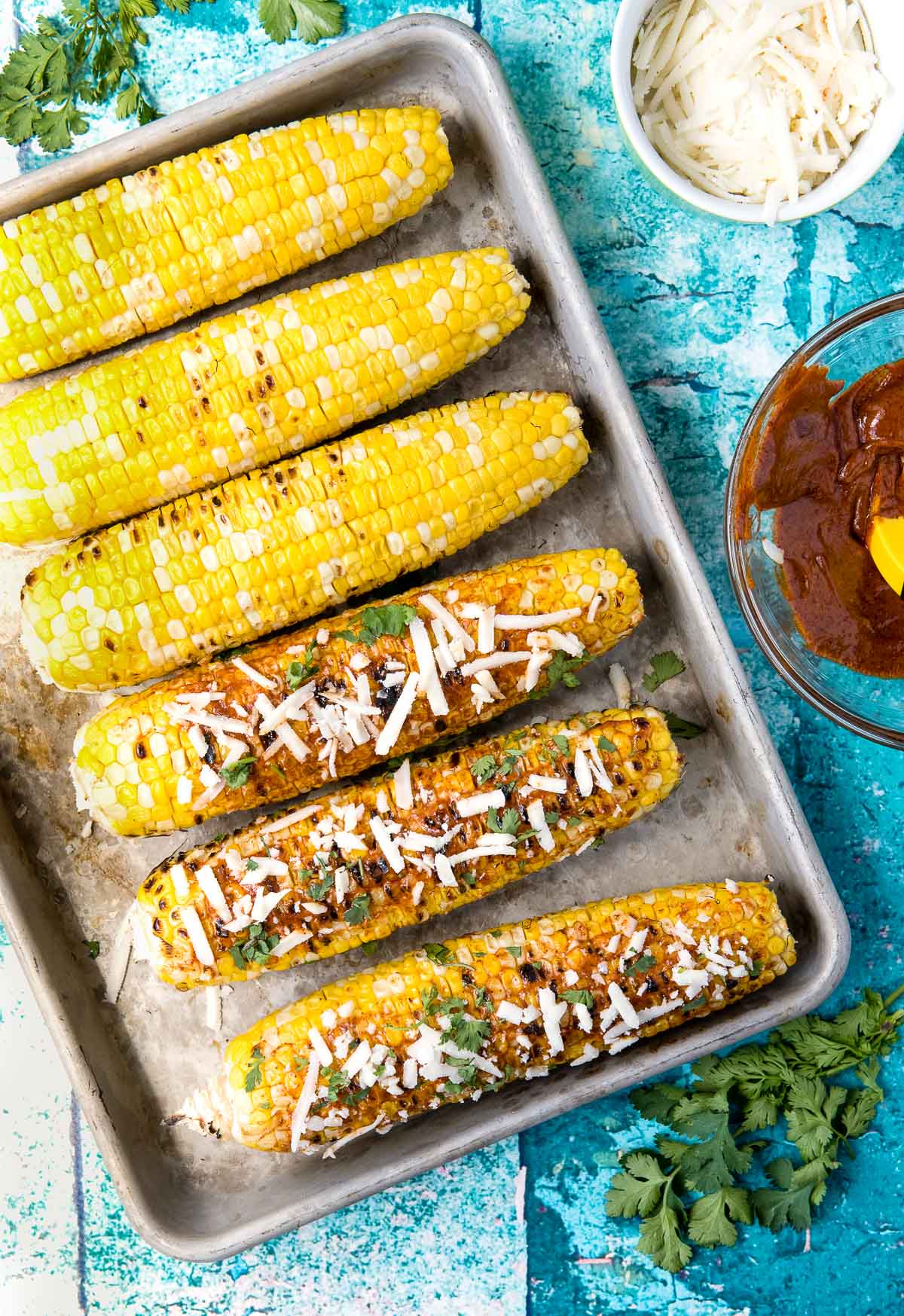 making elote 