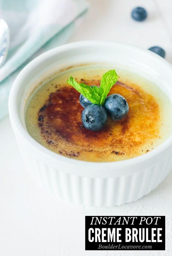 Creme brulee in the best sale instant pot